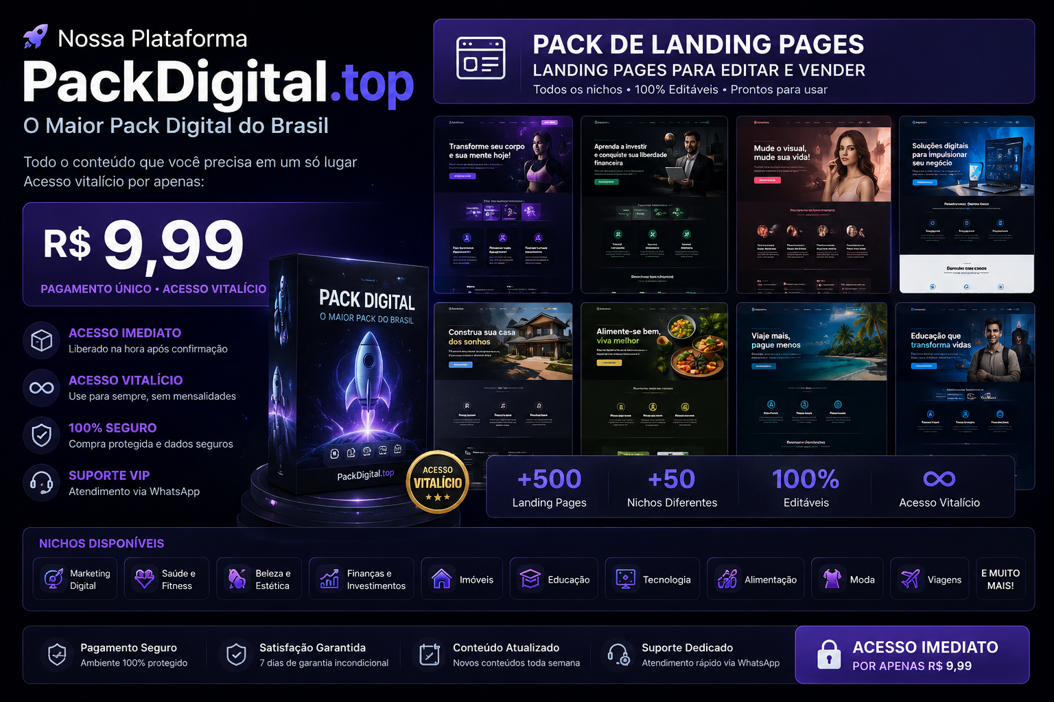 PACK DE LANDING PAGES